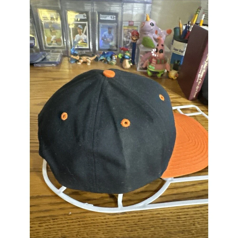 Vintage Russell Concrete Inc. SnapBack Trucker Hat Embroidered Orange & Black